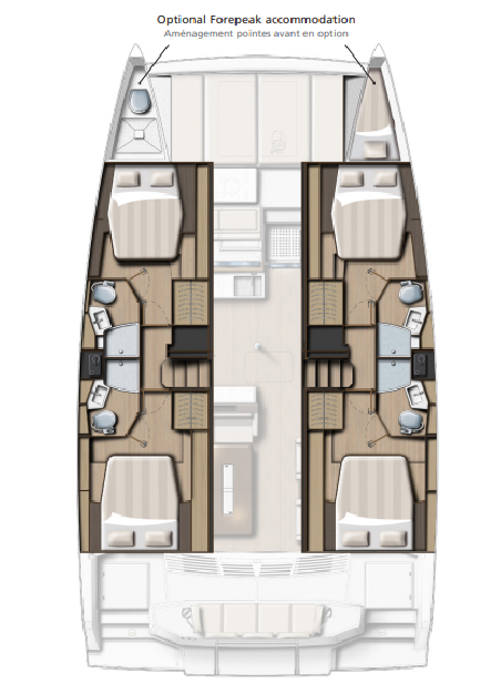 Catana Group Bali 4.4 - 4 + 1 cab. Gorgo