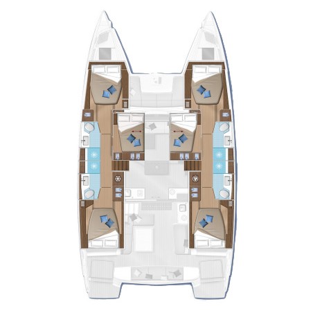 Lagoon 50 | Czarter jachtu Grecja | Travelboat