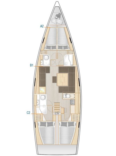 Hanse Yachts Hanse 458 Theodora