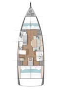Jeanneau Sun Odyssey 440 - 4 cab. Deep Water