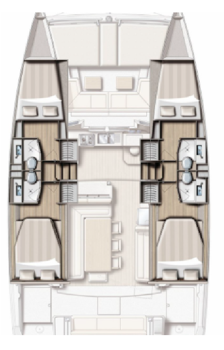 Catana Group Bali 4.1 - 4 + 1 cab. Paspartu