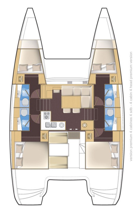 Lagoon-Bénéteau Lagoon 39 - 4 + 2 cab. Lost Cat
