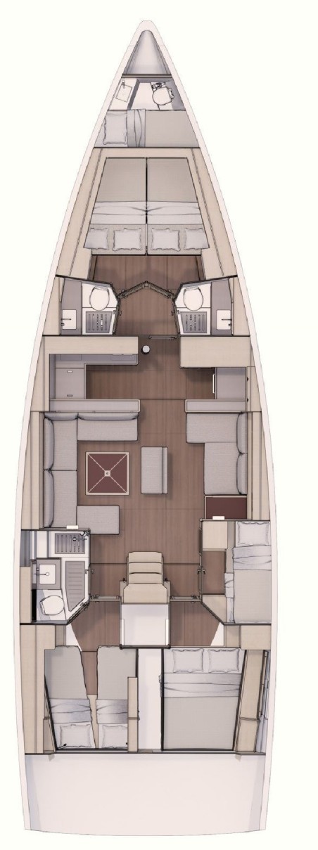 Dufour Yachts Dufour 530 - 5 + 1 cab. Suzie Q