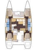 Lagoon-Bénéteau Lagoon 450 F - 4 + 2 cab. Miriam