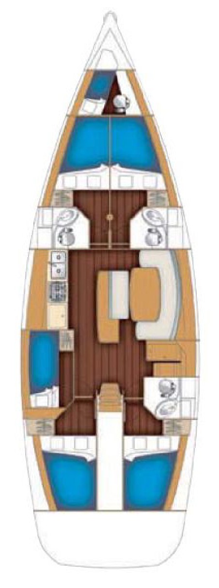 Bénéteau Cyclades 50.5 - 5 + 1 cab. Leonidas