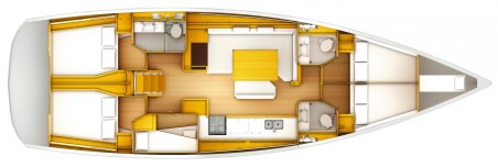 Jeanneau Sun Odyssey 509 - 5 + 1 cab. I.Q.