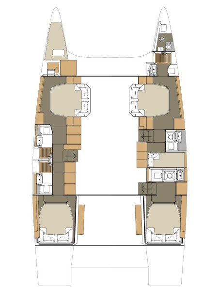 Dufour Yachts Dufour 48 Catamaran - 5 + 1 cab. Pando