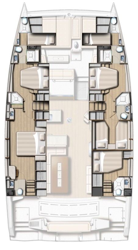 Catana Group Bali 5.4 - 5 + 2 cab Fortune One
