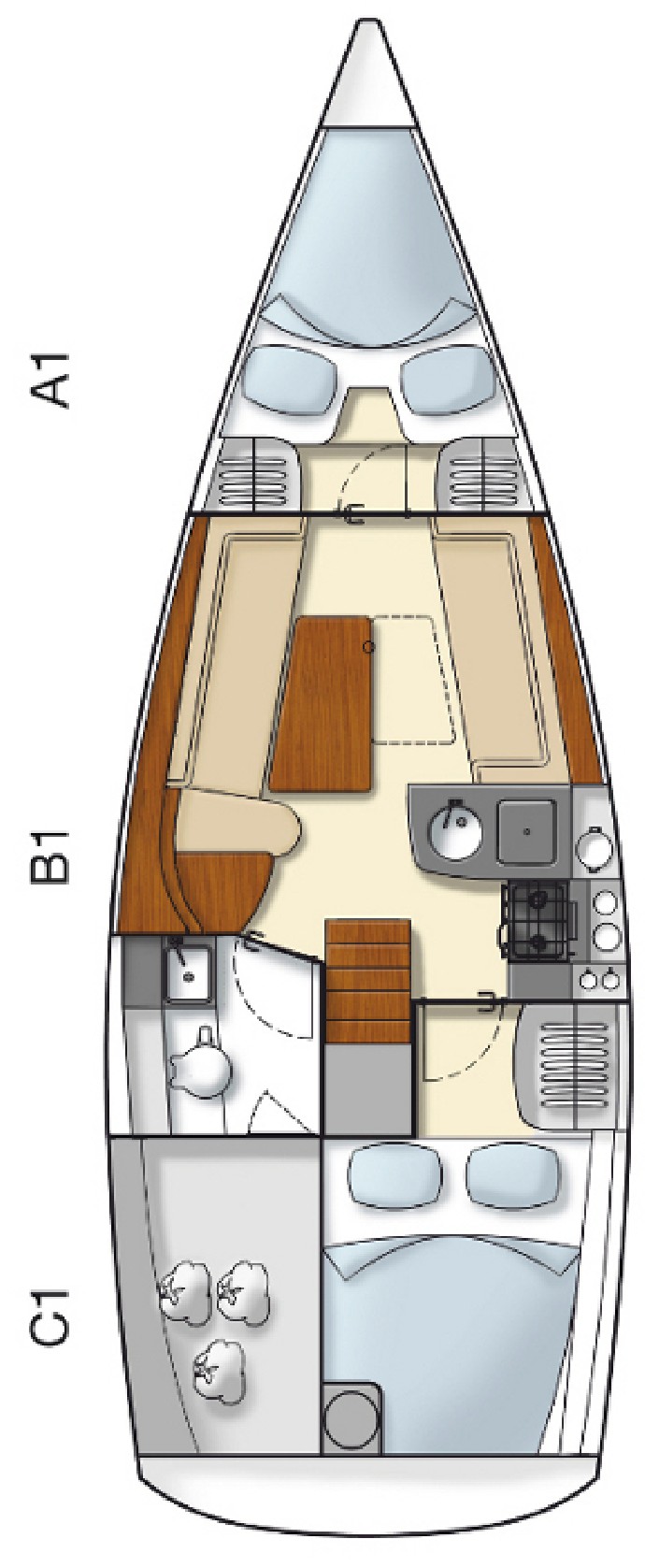 Hanse 325 | Yacht Charter Greece | Travelboat