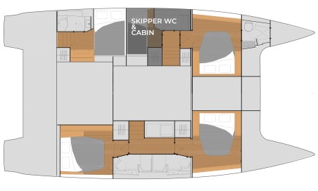 Fountaine Pajot Fountaine Pajot Tanna 47 - 5 + 1 cab. Nerida
