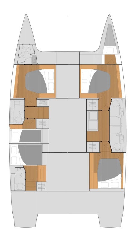 Fountaine Pajot Fountaine Pajot Tanna 47 - 5 + 1 cab. Blue Angel