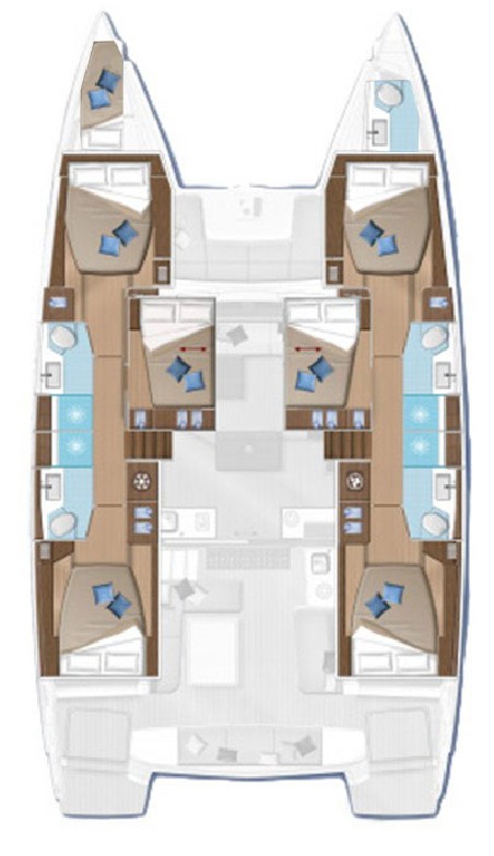 Lagoon-Bénéteau Lagoon 50 - 6 + 1 cab. Badi
