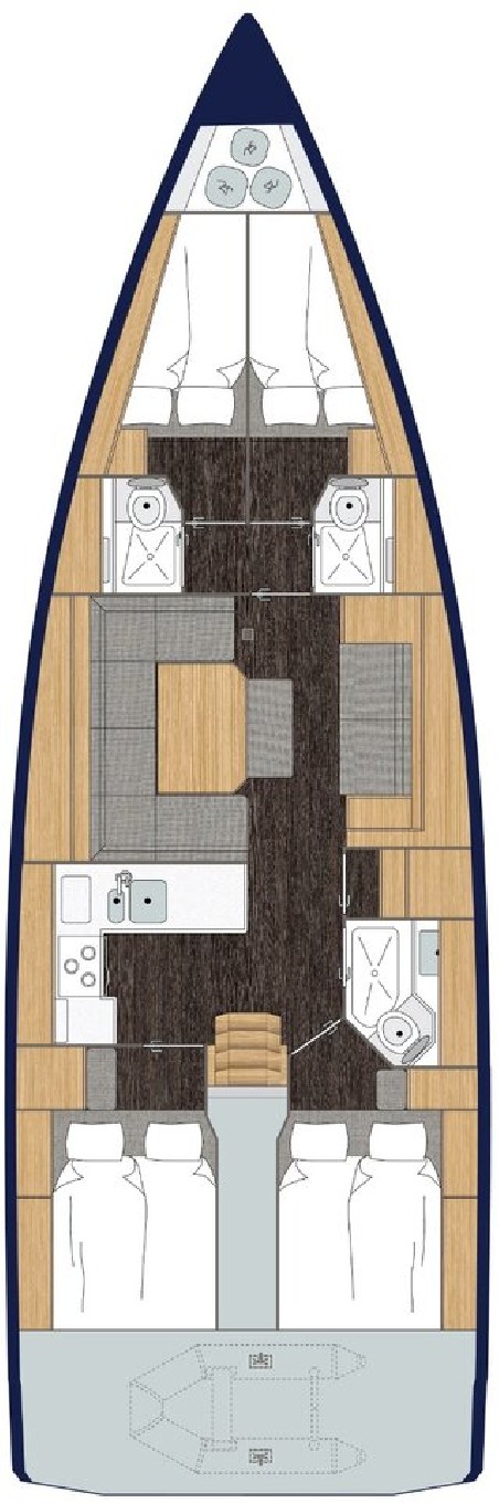 Bavaria Yachtbau Bavaria C45 - 4 cab. Allegro