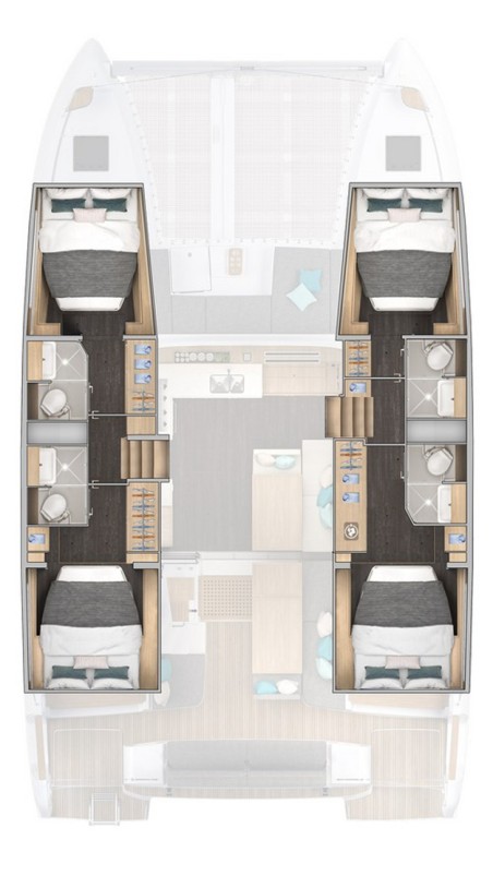 Lagoon-Bénéteau Lagoon 43 - 4 + 2 cab. Michelangelo