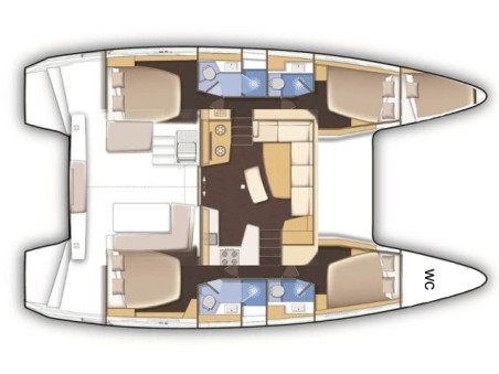 Lagoon-Bénéteau Lagoon 42 - 4 + 1 cab. Rosa Dei Venti