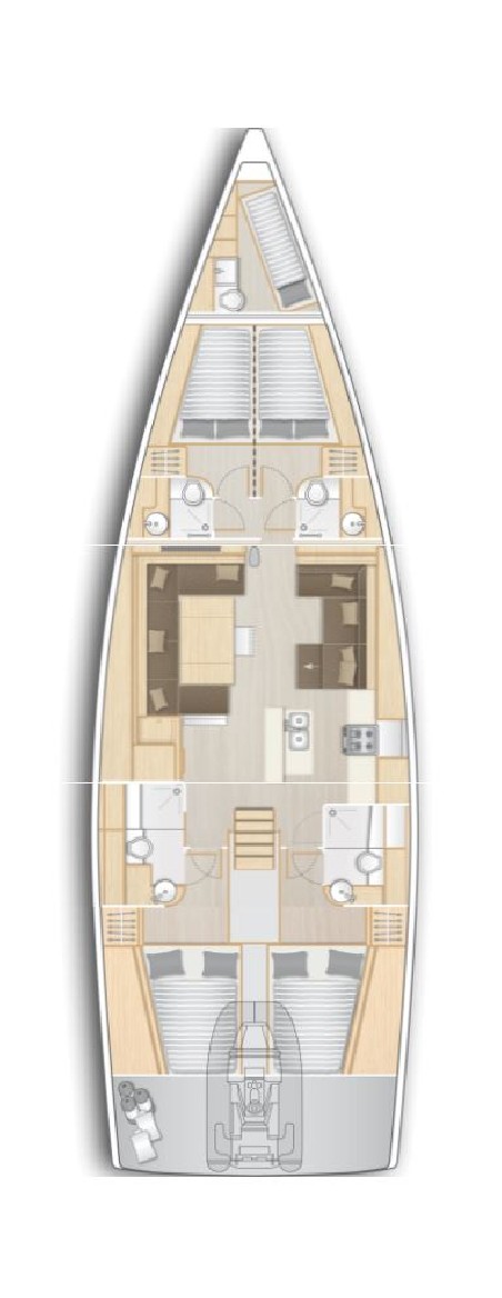 Hanse Yachts Hanse 588 - 4 + 1 cab. Constanta