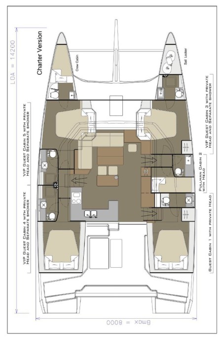 Dufour Yachts Dufour 48 Catamaran - 5 + 1 cab. LoveMarine