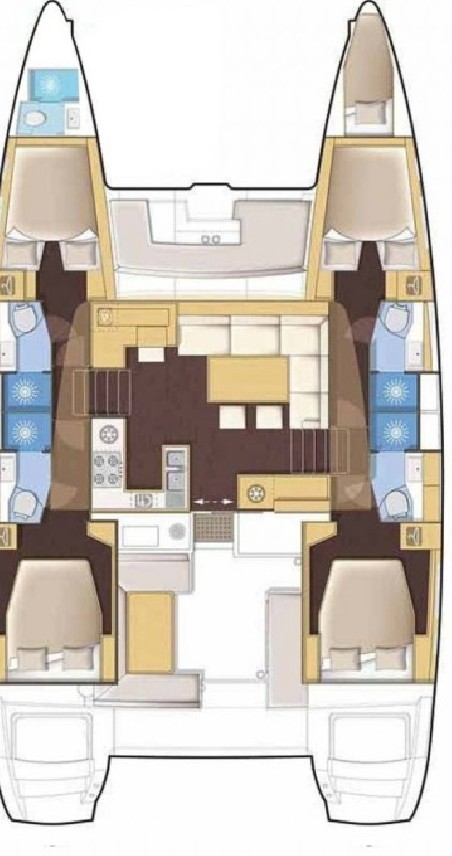 Lagoon-Bénéteau Lagoon 46 - 4 + 1 cab. Sea Energy I