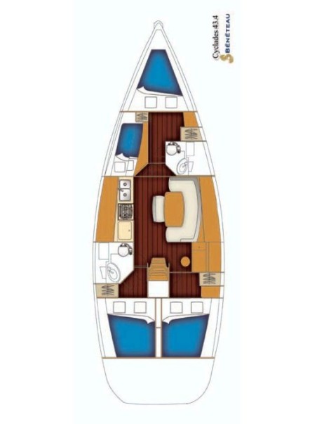 Bénéteau Cyclades 43.4 Too Lucky
