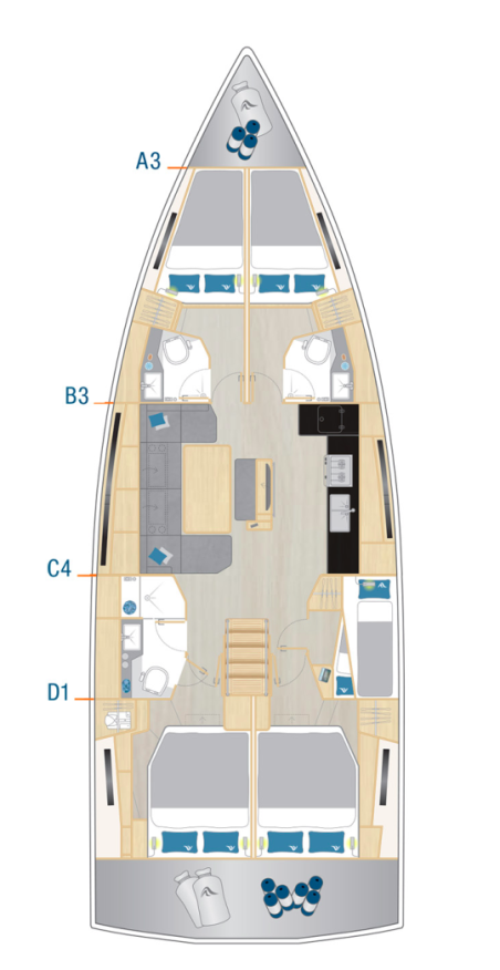Hanse Yachts Hanse 460 Yassica