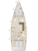 Hanse Yachts Hanse 508 - 5 + 1 cab. Hamam