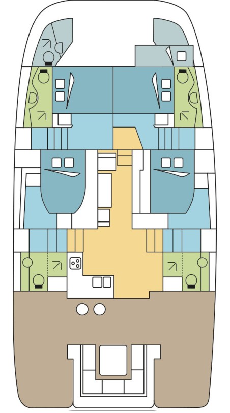 Aquila Yachts Aquila 44 - 4 + 1 cab. ENELYNE