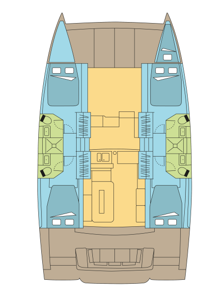 Catana Group Bali 4.2 - 4 + 1 cab. Invictus