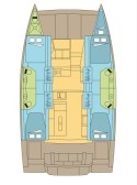 Catana Group Bali 4.2 - 4 + 1 cab. RUM STRUMMER