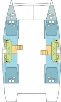 Bali 4.2 - 4 + 2 cab. | Czarter jachtu Hiszpania | Travelboat - 2