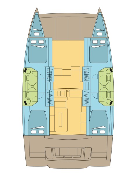 Catana Group Bali 4.2 - 4 + 2 cab. WRECKLESS I