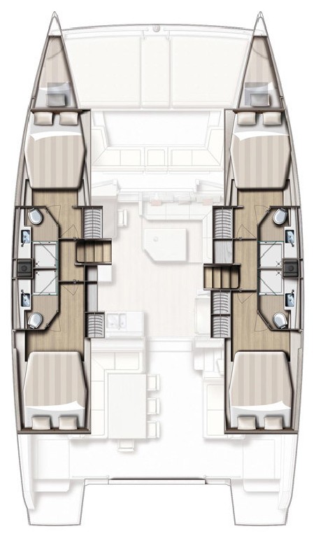 Bali 4.5 - 4 + 2 cab. | Czarter jachtu Polinezja Francuska | Travelboat