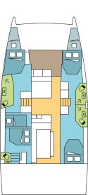 Bali 4.6 - 5 + 2 cab. | Czarter jachtu Chorwacja | Travelboat - 2