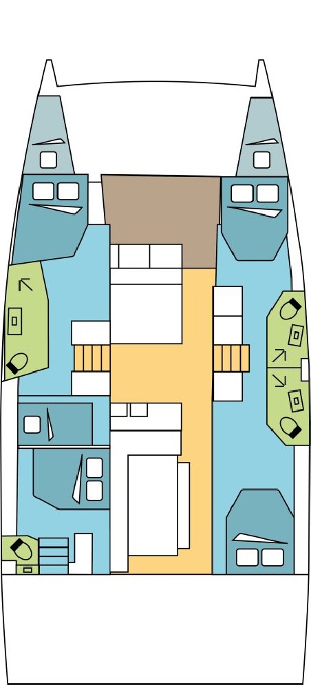 Bali 4.6 - 5 + 2 cab. | Czarter jachtu Chorwacja | Travelboat
