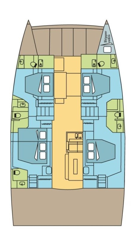 Catana Group Bali 4.8 - 5 + 1 cab ELVIRA