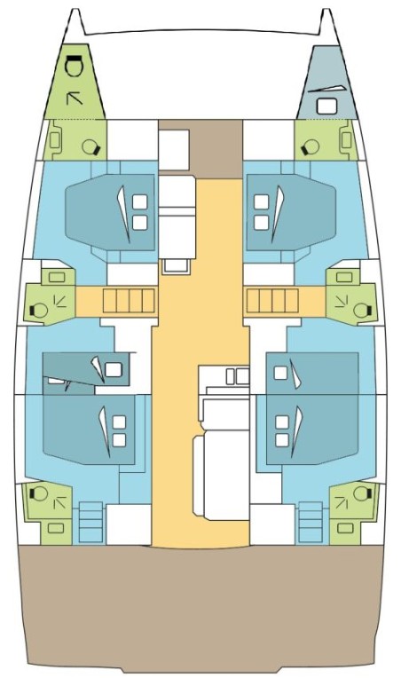 Bali 4.8 - 6 + 1 cab. | Czarter jachtu Gwadelupa | Travelboat