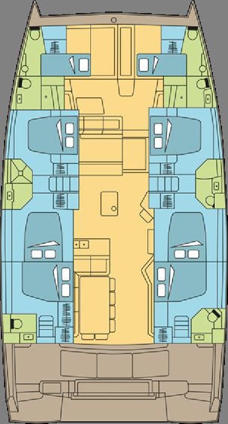 Catana Group Bali 5.4 - 6 + 2 cab. DREAM BORA_DB