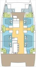 Bali 5.4 - 6 + 2 cab. | Czarter jachtu Karaiby | Travelboat - 2