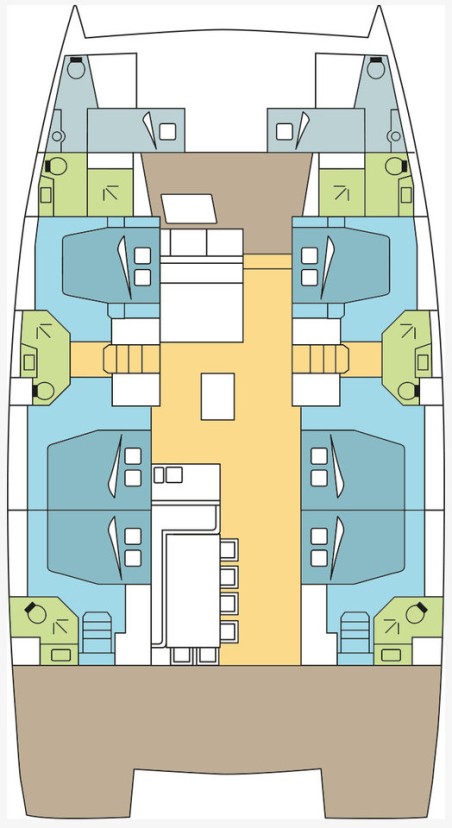 Bali 5.4 - 6 + 2 cab. | Czarter jachtu Karaiby | Travelboat