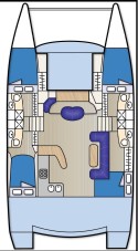 Fountaine Pajot Cumberland 46 - 4 cab. DIMANCHE