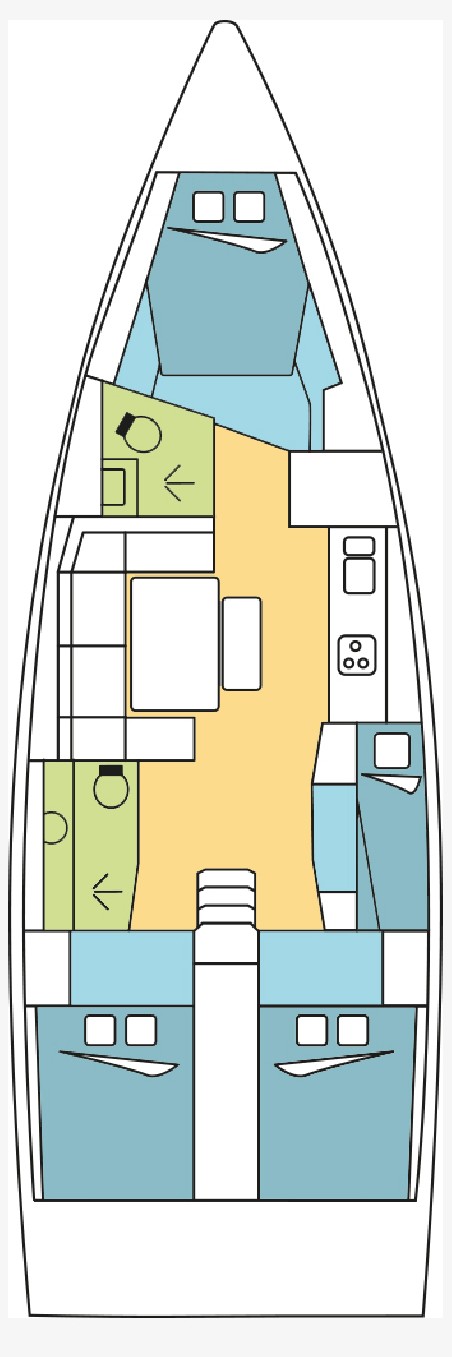 Dufour Yachts Dufour 430 GL M T POCKETS
