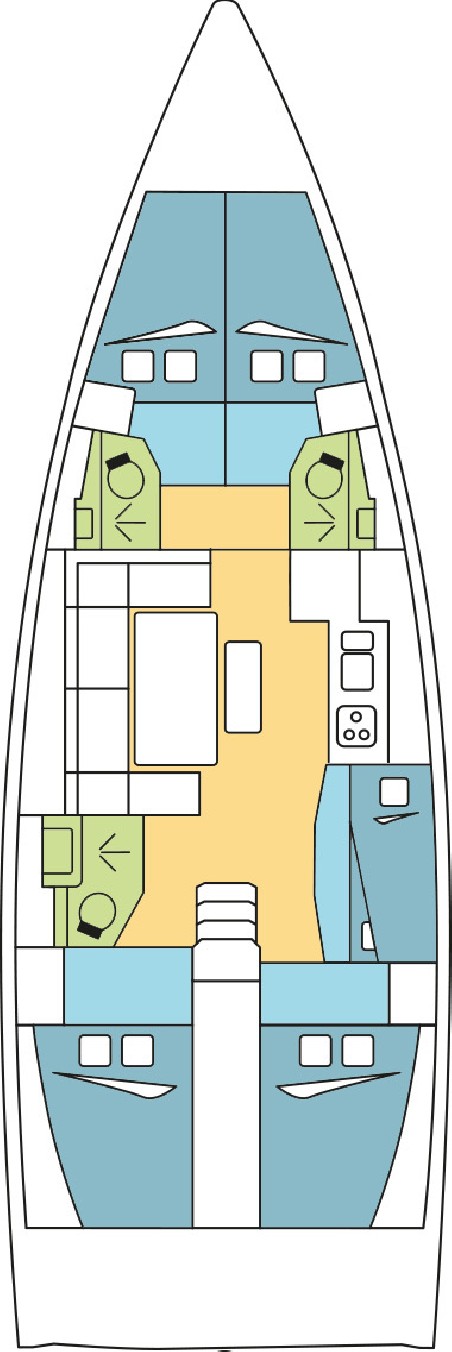Dufour Yachts Dufour 460 GL - 5 cab. HUMMINGBIRD