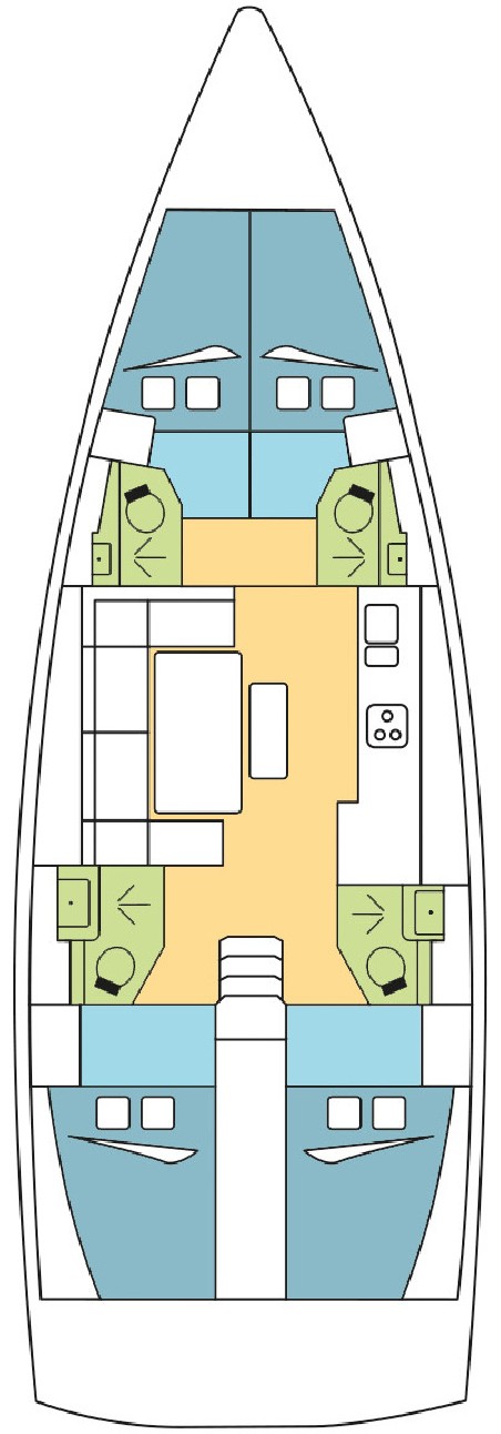 Dufour 460 GL | Czarter jachtu Chorwacja | Travelboat