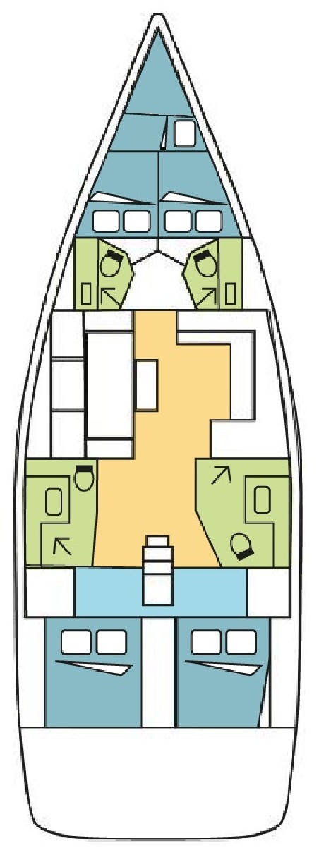Dufour Yachts Dufour 470 - 4 + 1 cab. PLUMERIA