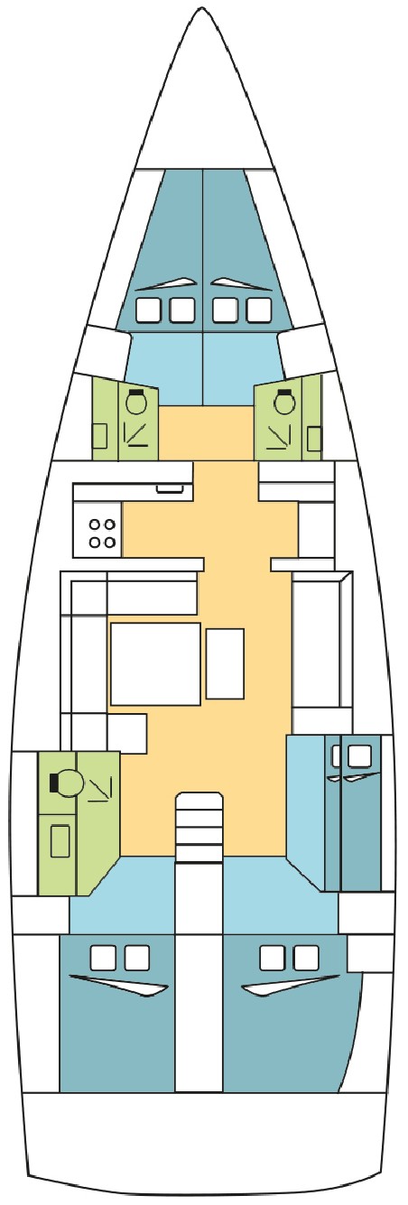 Dufour Yachts Dufour 500 GL - 5 cab. RUBENS_DB