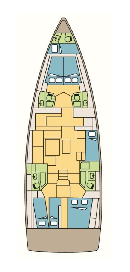Dufour Yachts Dufour 530 - 5 + 1 cab. IRIS