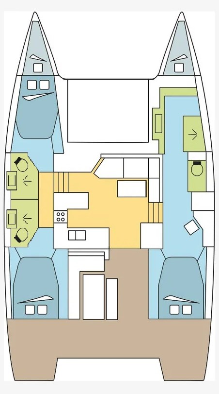 Fountaine Pajot Fountaine Pajot Astrea 42 - 3 + 2 cab. NARNIA