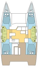 Fountaine Pajot Fountaine Pajot Astrea 42 - 4 + 2 cab. COCORICO