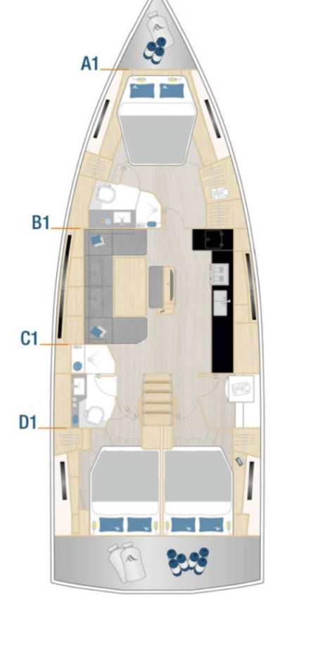 Hanse 460 | Yacht Charter Croatia | Travelboat