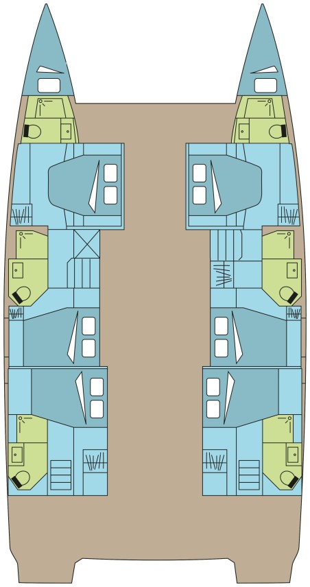 Fountaine Pajot Fountaine Pajot Aura 51 SMART ELECTRIC - 6 + 2 cab. TIKI