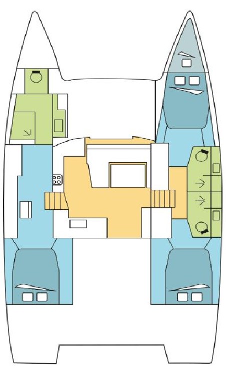 Fountaine Pajot Fountaine Pajot Elba 45 - 3 cab. MERITO